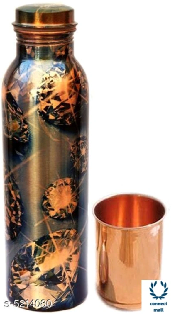 Attractive Copper Bottle & Glasses - Copper